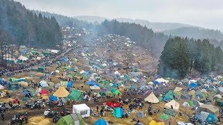 Elefantentreffen 2024 Das verrückteste Motorradtreffen versinkt in Regen Matsch und Dosenbier [upl. by Dumas]