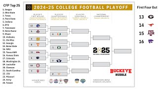 College Football Playoff Rankings LIVE How Will A Chaotic Week Shake Things Up [upl. by Ailecra529]