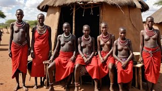 How They Do It 🤔‼️Five Wives Living in One House Cooking Together  African Tribal Culture [upl. by Ivan536]