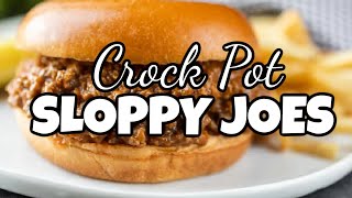 Easy Crock Pot Sloppy Joes [upl. by Nurse]