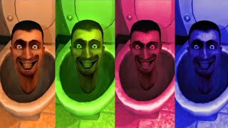 Orange Skibidi toilet VS Green Skibidi toilet VS Pink Skibidi toilet VS Blue Skibidi toilet [upl. by Eisnyl]