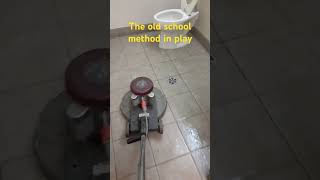 quotReviving Restroom Floors Classic Scrubbing Techniques in Action 🧽🚿quot [upl. by Hakeber]