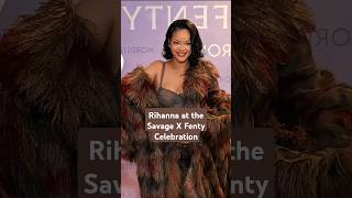 Rihanna at the Savage X Fenty Celebration shorts rihanna asaprocky savage [upl. by Engenia]