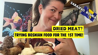 Travel Shots Live Sarajevo Bosnia Traditional Bosnian Food [upl. by Dieter]