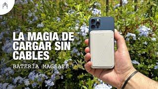 Batería MagSafe para iPhone Carga inalámbrica y soporte para contenido [upl. by Sibie]