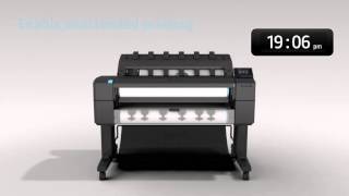 HP DesignJet T1530 Printer [upl. by Kriste951]