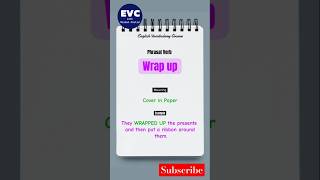 quotWrap Upquot Meaning with Example Phrasal Verbs [upl. by Randee]