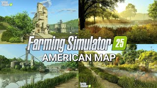 New IMAGES from the US Map  Farming Simulator 25  NEWS [upl. by Atselec]