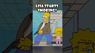 Lisa starts smoking simpsons [upl. by Allemahs]