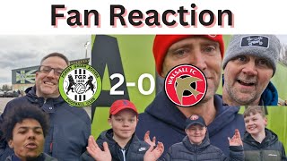 Fan Reaction from FGR 20 Walsall [upl. by Jermain253]