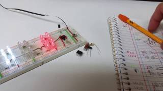 How to make 32 LEDs flash with a 555 IC timer [upl. by Brietta]