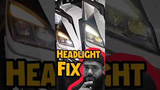 Freightliner Cascadia Headlights Fix truckdriving camioneros tucker freightliner headlight [upl. by Bobette868]