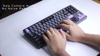 Mchose GX87 TKL Keyboard Soundtest  KTT Kang Grey [upl. by Krusche]