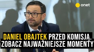 Daniel Obajtek stanął przed komisją śledczą Zobacz najważniejsze momenty przesłuchania [upl. by Berta]