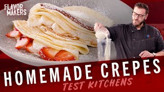 How To Make Crepes  Flavor Maker Series  McCormick [upl. by Llekcor778]