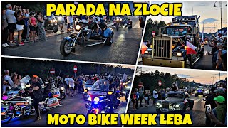 MOTO BIKE WEEK ŁEBA 2024  PARADA MOTOCYKLI MarcinEasyRider [upl. by Nady]