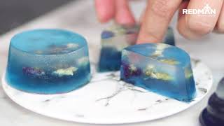 RedMan Konnyaku Powder Starry Sky Jelly [upl. by Yeclek]