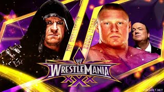 Brock Lesnar and Undertakers WrestleMania 30 feud [upl. by Routh917]