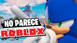 ESTE JUEGO DE SONIC DE ROBLOX ES SUPERIOR Sonic Rebooted [upl. by Franckot548]