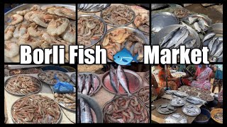 Borli Fish Market  Diveagar  Excellent Fish  Great Deal [upl. by Nwahsir]