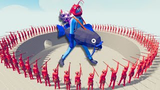 200X OVERPOWERED UNITS vs GIANTS FISHY MONSTER TABS  Totally Accurate Battle Simulator 2024 [upl. by Wareing]