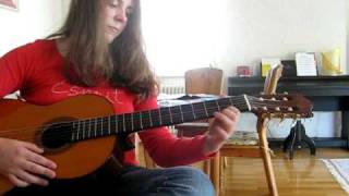 Mike Oldfield Ommadawn acousticguitar cover by Priscilla W [upl. by Noramac]