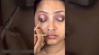 Spot light eye makeup or Halo eye look✨💫 cosmetics makeuptutorial eyemakeup crease makeuptips [upl. by Llennehc]