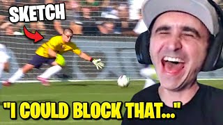 Summit1g Reacts to Sketch in AMP vs BETA Squad Soccer Match [upl. by Atlanta]