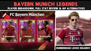 eFootball 2022  Bayern Munich Legend Review  Rummenigge looks insane [upl. by Rabin]