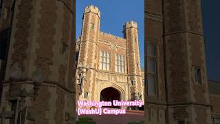 Washington University WashU Campus st Louis Missouri 2024 ￼ [upl. by Nnaeilsel]