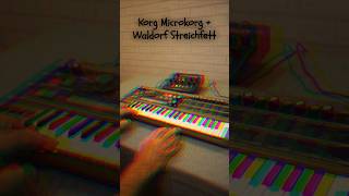 SoundDemo Korg Microkorg  Waldorf Streichfett by A Tenner korg microkorg waldorf streichfett [upl. by Kenelm]