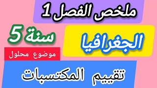 تقييم المكتسبات الجغرافيا مع ملخص شامل بأسهل طريقة للحفظ [upl. by Tannenwald869]