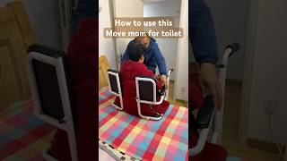 How to use thisMove mom for toilet elderlyservice physicaltherapy rehabilitation stroke [upl. by Burck]