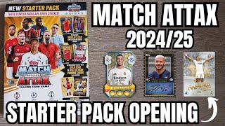 NEW MATCH ATTAX 202425 STARTER PACK OPENING  FIRST LOOK  NEW COLLECTION amp NEW EXCLUSIVE CARDS [upl. by Vahe]