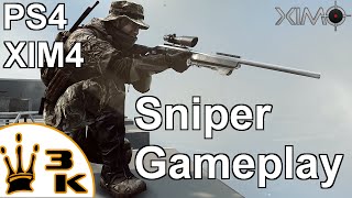 XIM4  BF4 Sniper Gameplay by Beam1mpact PS4 [upl. by Ecnadnac]