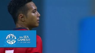 Football Day 6 HalfTime Highlights Singapore vs Indonesia  28th SEA Games Singapore 2015 [upl. by Arratal]