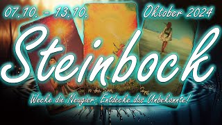 ♑SteinbockCapricorn 0710  1310 Oktober 2024  Wecke die Neugier Entdecke das Unbekannte [upl. by Mccord]