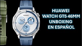 HUAWEI WATCH GT5 46MM  UNBOXING EN ESPAÑOL [upl. by Laeynad157]