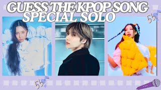 GUESS THE KPOP SONG SPECIAL SOLO 1  BLIND TEST [upl. by Moskow906]