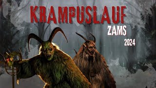 Krampuslauf Zams 2024 👹❄️ [upl. by Eussoj]