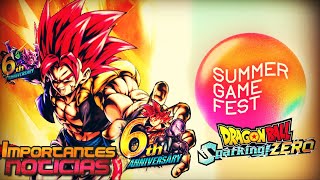 🚨¡IMPORTANTES NOTICIAS🚨 ¡ANIVERSARIO PARTE 2 ¡SUMMER GAME FEST SPRAKING ZERO DRAGON BALL LEGENDS [upl. by Carry746]