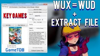 Wii U Emulator How To Convert WUX Games In WUD  Extract Files And Playing KeyGames Not Fake [upl. by Avlis621]