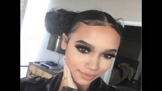 Indya Marie posts selfie at ChrisBrowns home Social Media shades supermodel IndyaMarie [upl. by Airtemad]