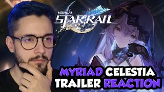 Myriad Celestia Trailer Fables About the Stars Part 1 REACTION  Honkai Star Rail [upl. by Nommad]