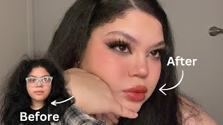 GRWM  vampire makeup tutorial 🍷🖤 EASY VALENTINES DAY MAKEUP [upl. by Aisyle]