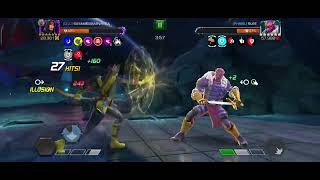 Mcoc Dani moonstar vs Baron zemo war node 49  xmagica vs magic thief [upl. by Ogirdor]