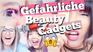 SCHMERZHAFTE amp GEFÄHRLICHE Beauty Gadgets  ViktoriaSarina [upl. by Neeroc]