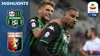 Sassuolo 53 Genoa  Scontro allultimo gol il Sassuolo ne esce vincitore  Serie A [upl. by Adnolohs887]