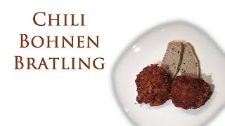 Kidney Chili Bohnen Bratlinge vegan schnell einfach und super lecker [upl. by Russo]