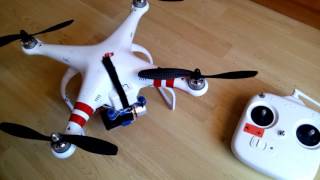 Phantom 1 Review Ebay Fund für 100 Euro RTF samt Gimbal 5 Akkus und 8 Carbon Propeller [upl. by Abell]